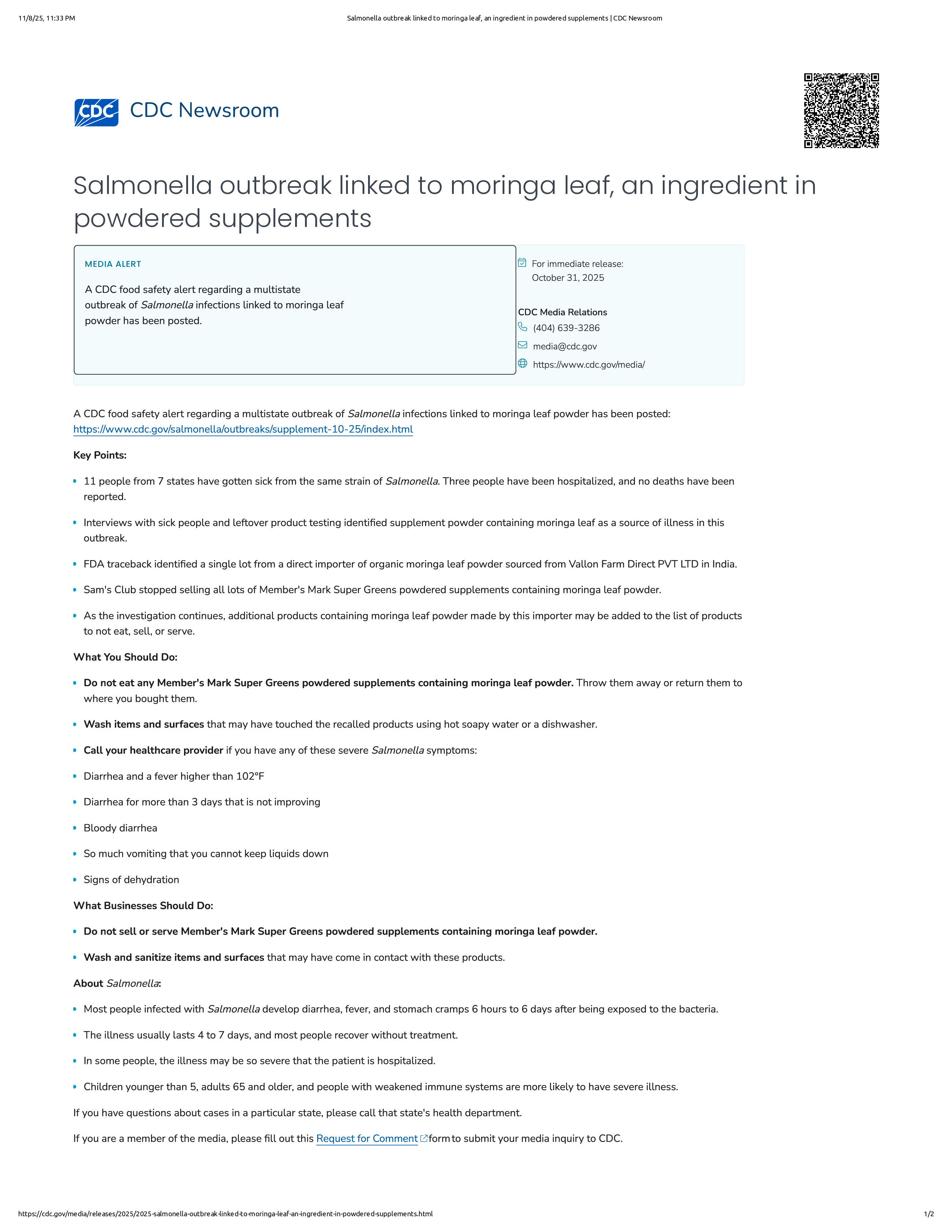 Native browser print preview