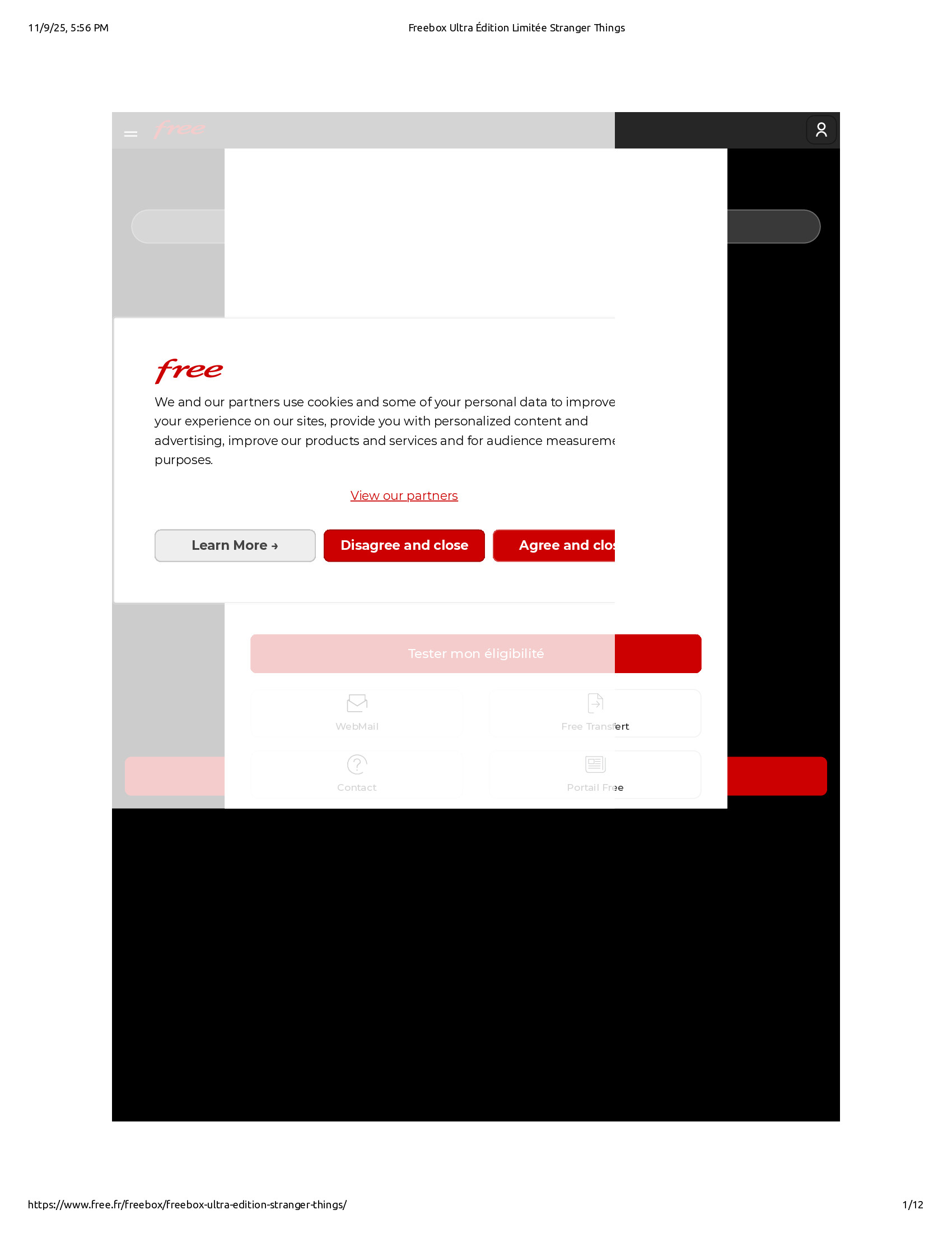 Native browser print preview