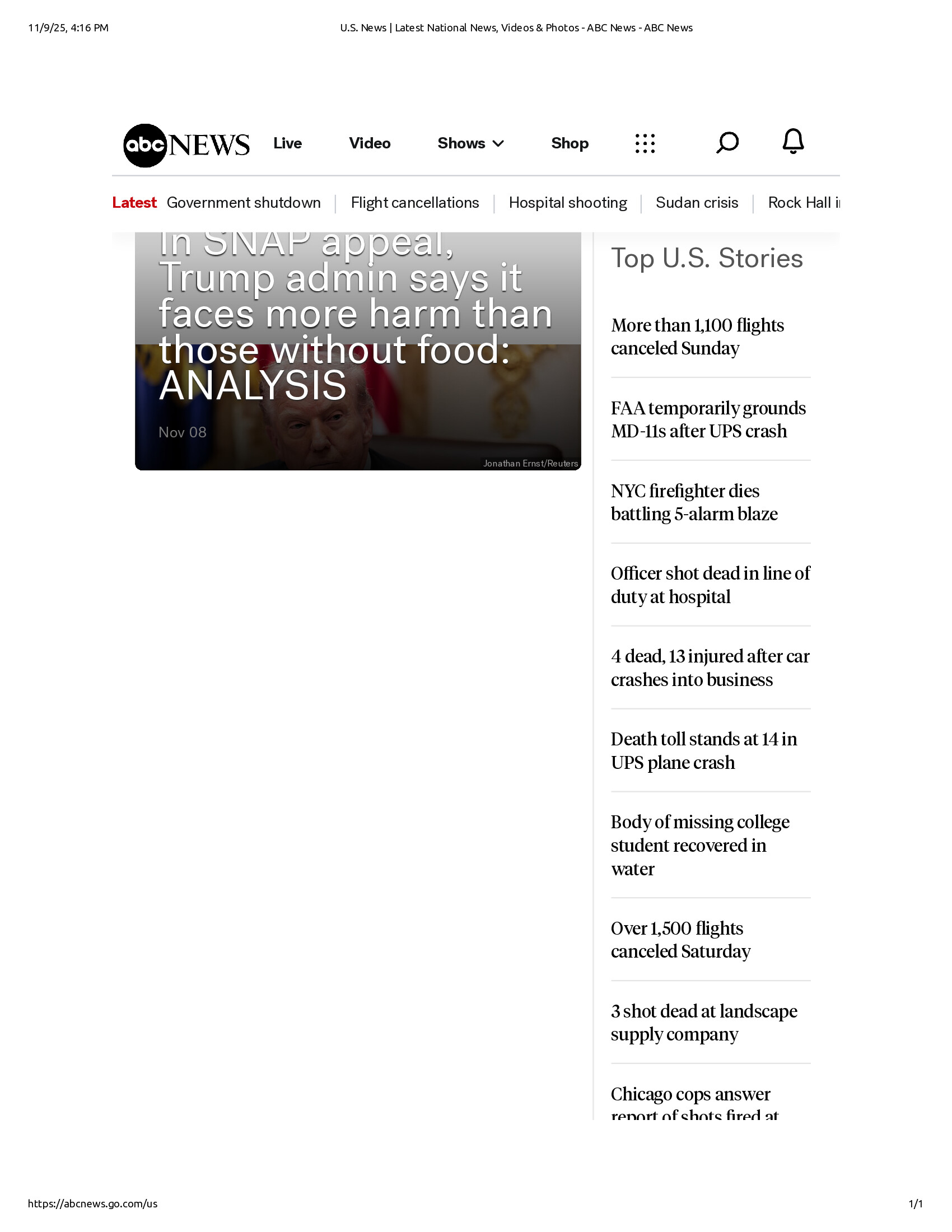 Native browser print preview