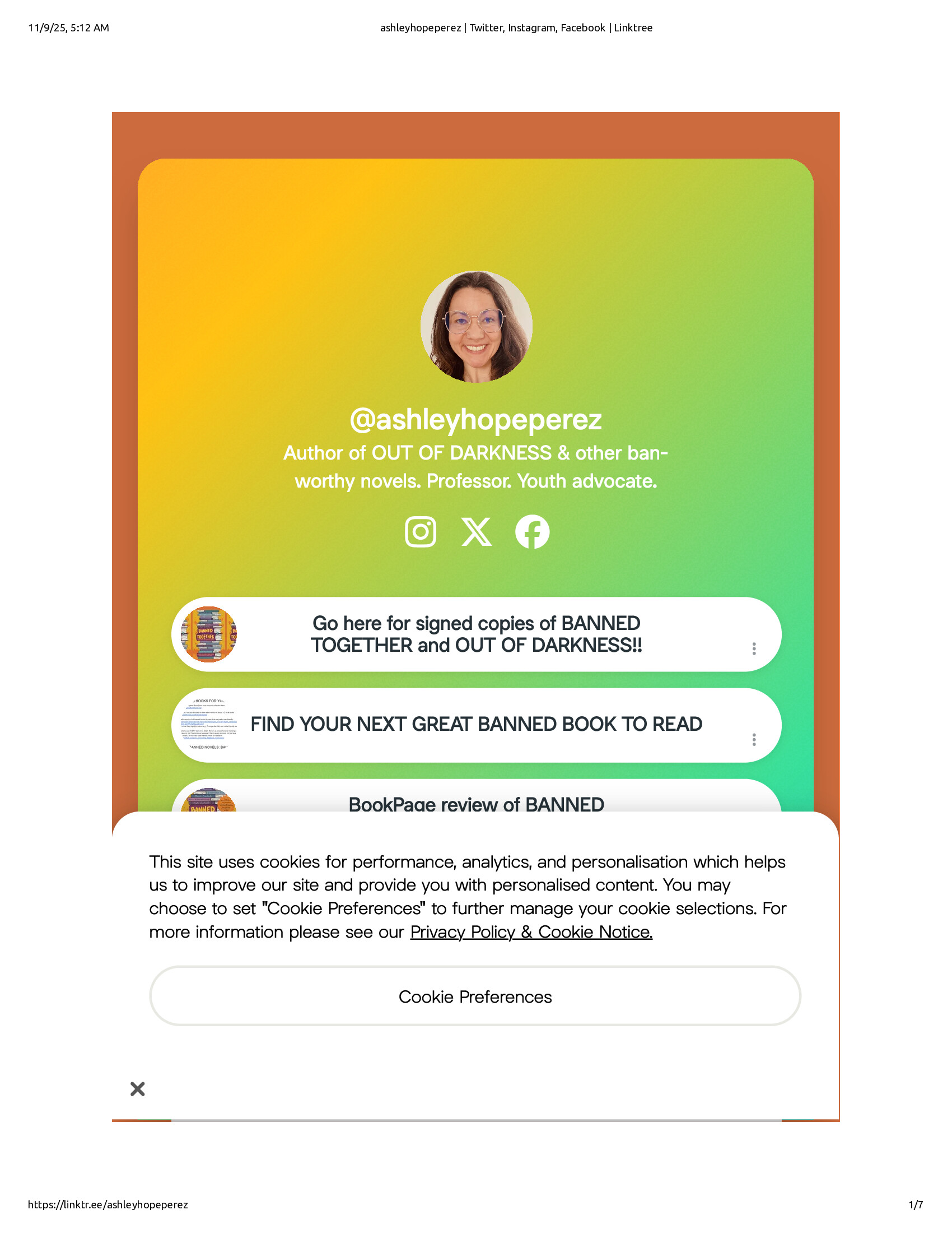 Native browser print preview
