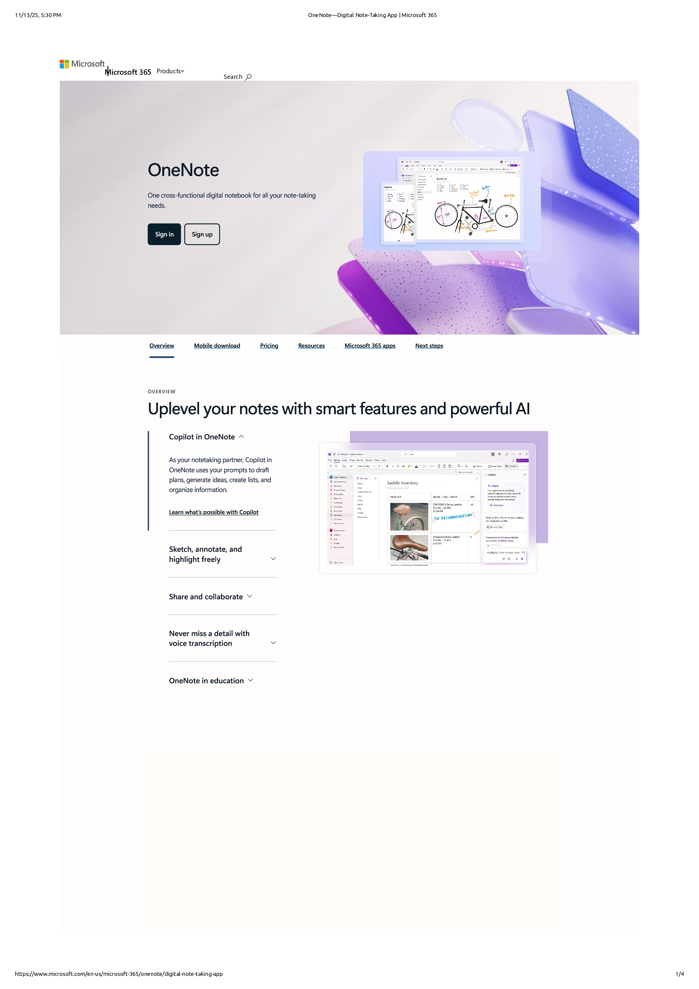 Native browser print preview
