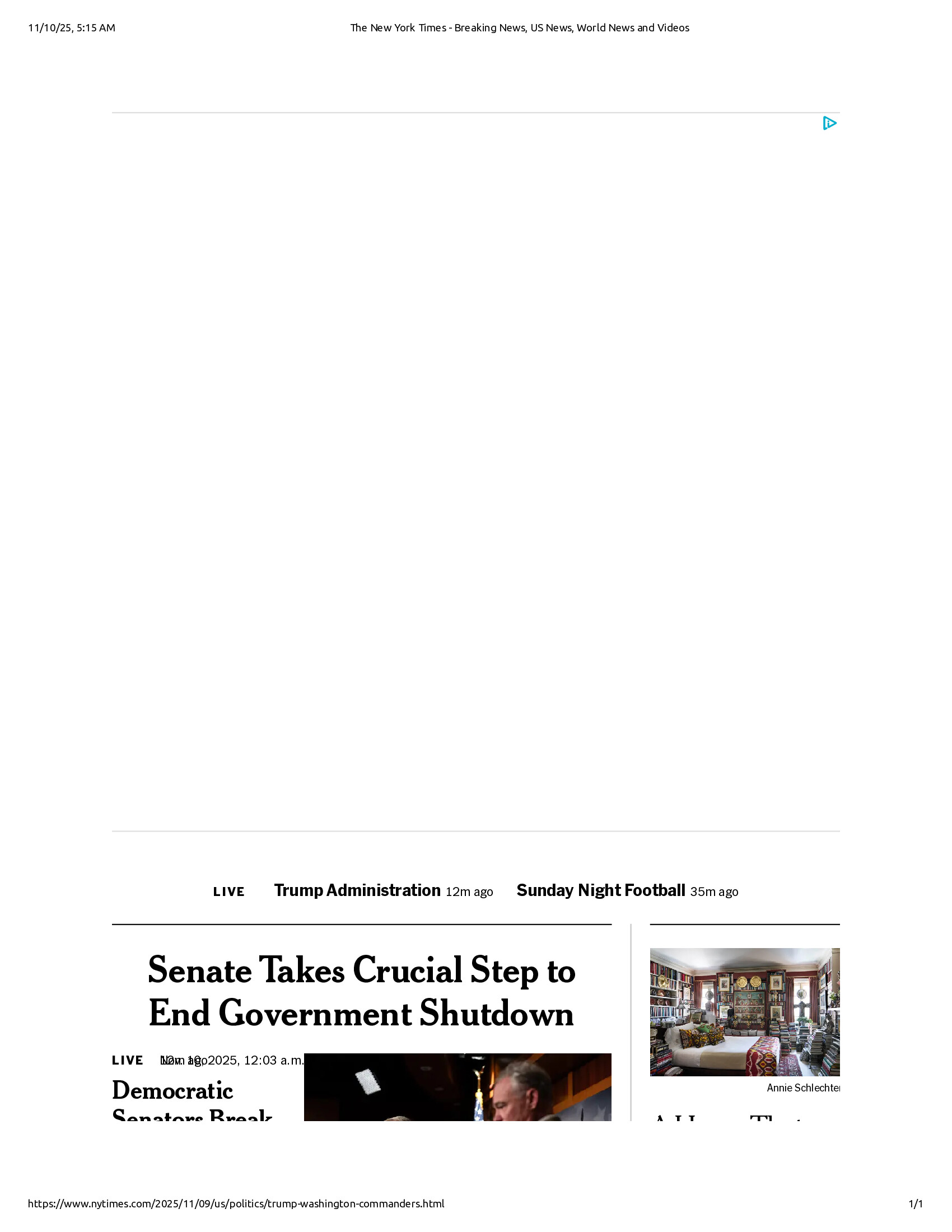 Native browser print preview