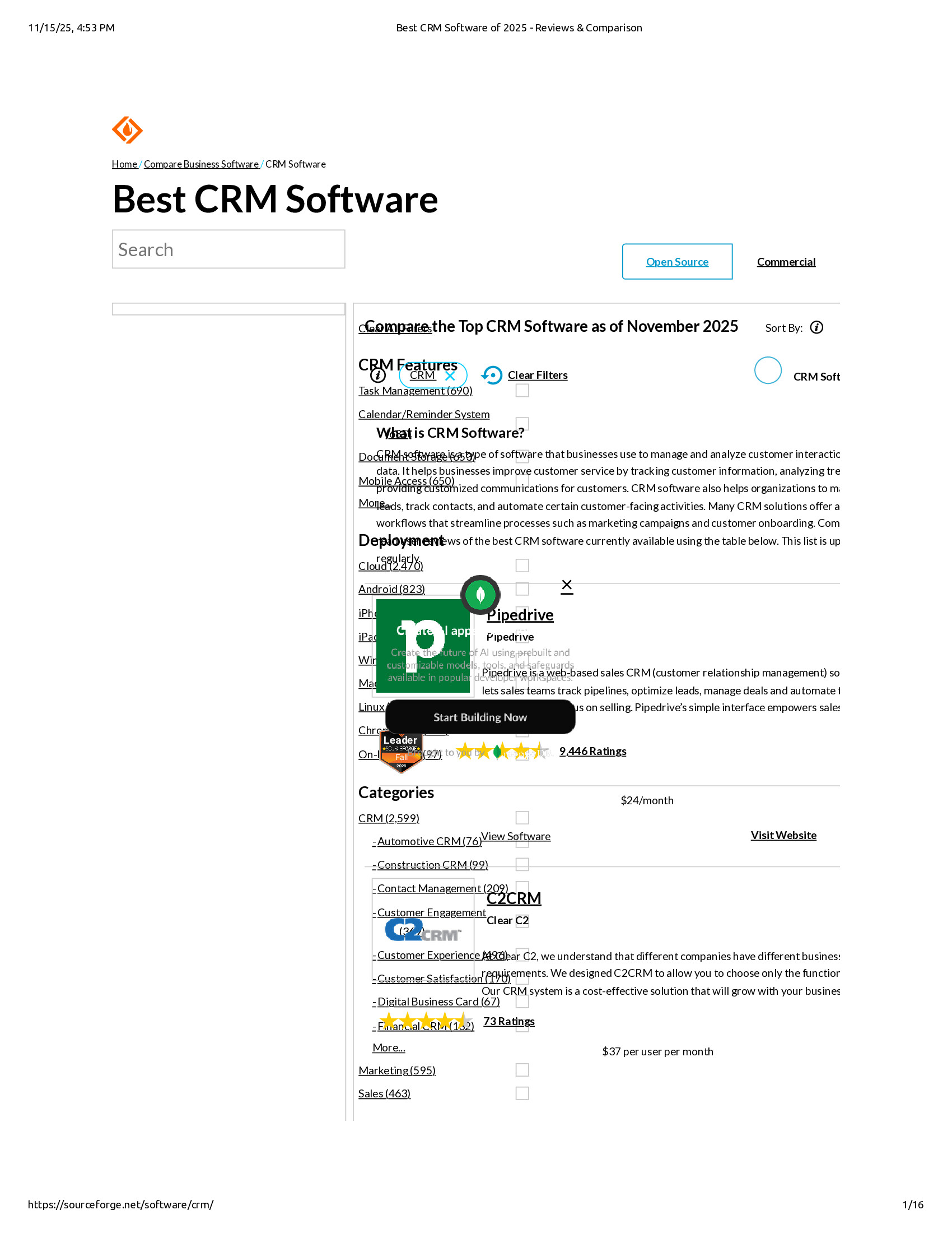 Native browser print preview