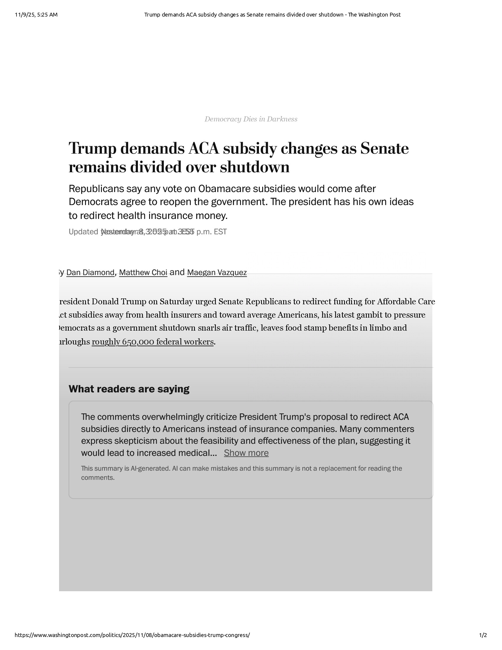 Native browser print preview