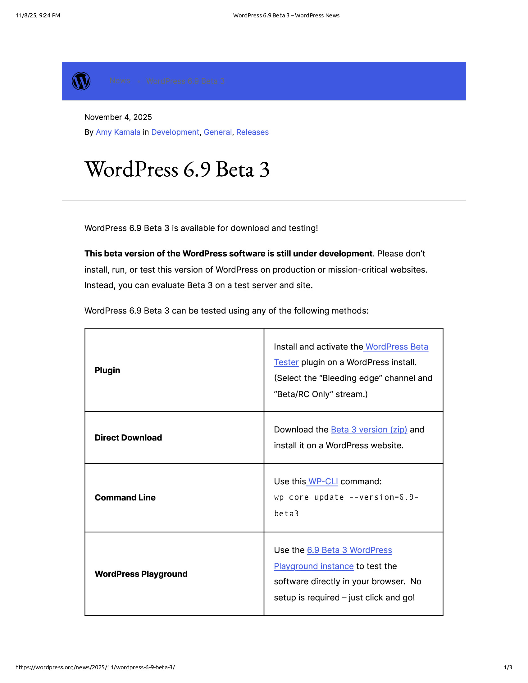 Native browser print preview
